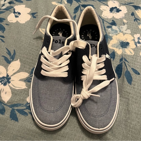 Polo by Ralph Lauren Kids' Navy and Gray Sneakers - Picture 1 of 5